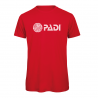 T-shirt classica con logo PADI da uomo - Rossa