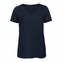 T-shirt da donna con scollo a V Freediver - Blu