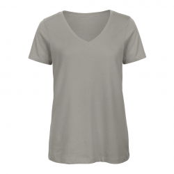 T-shirt da donna con scollo a V Freediver - grigia