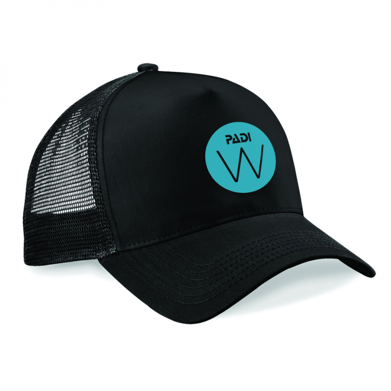 Cappellino con logo WDD Turchese - Nero