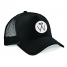 Cappellino con logo bianco WDD - Nero