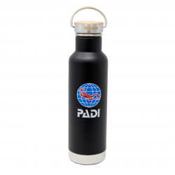 PADI X Klean Kanteen Insulated 20 oz Bottle - Matte Black
