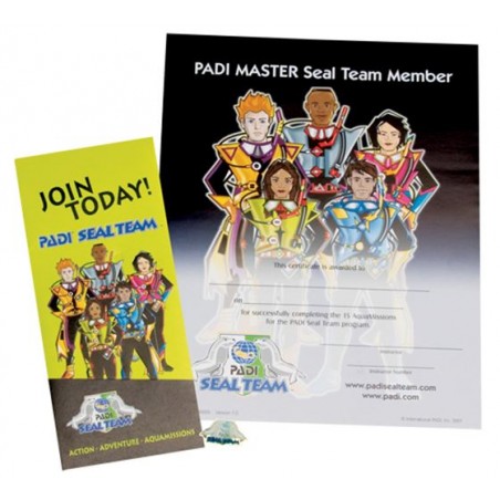 Recognition Kit - PADI Master Seal Team with Application