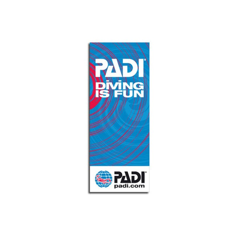 PADI Flag 100*250 cm Diving is Fun