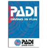PADI Giant Flag 200*300 cm Diving is Fun