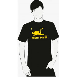 T-Shirt Night Diver by Orca...